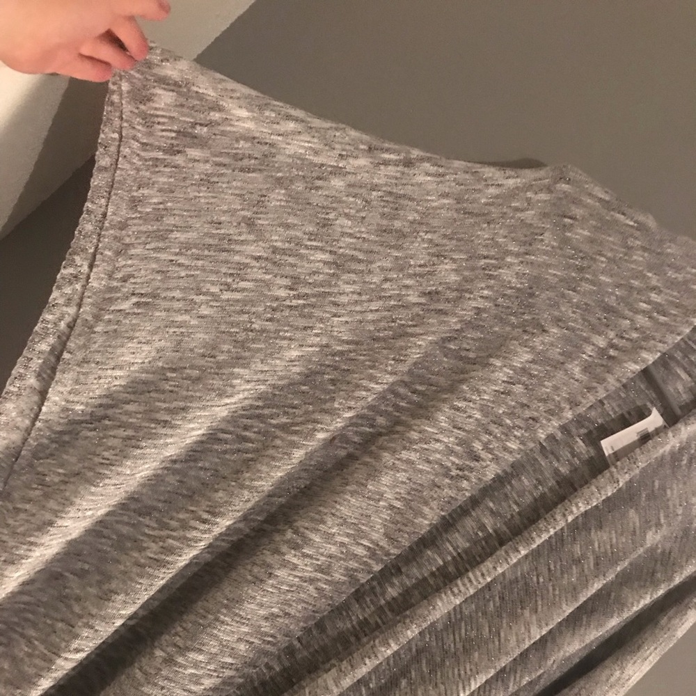 Gray silver wrap around